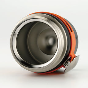 SANTECO Koge Thermal Food Jar With Spoon, 17 oz, Stainless Steel, Vacuum Insulated