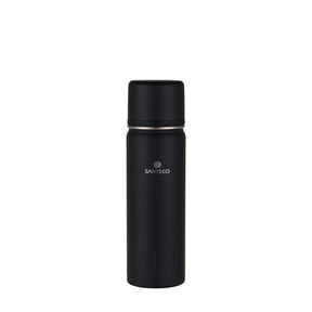 SANTECO Kolima Vacuum Flask, 17 oz, Stainless Steel, Vacuum Insulated, Carbon Black