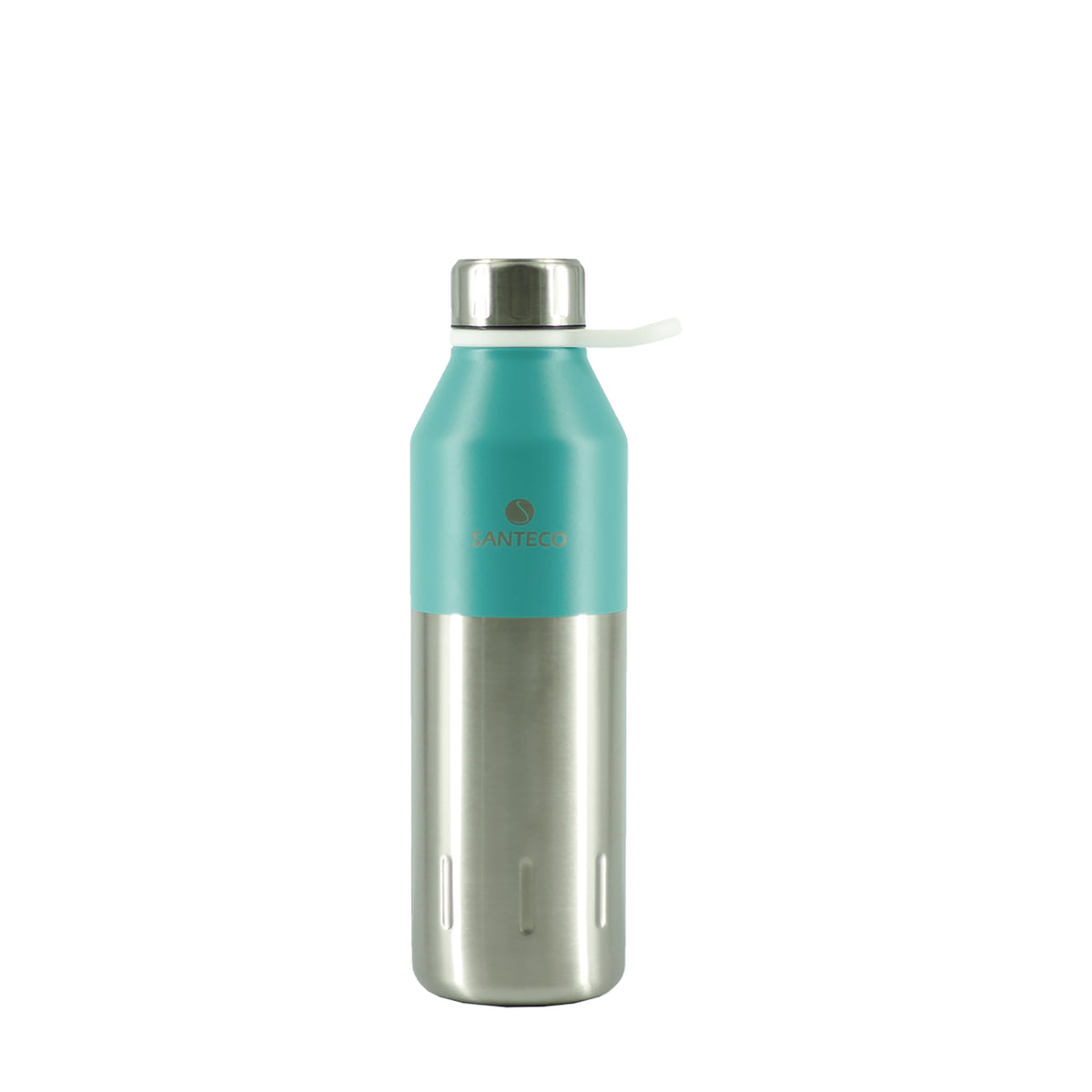 SANTECO Kola Beverage Bottle, 17 oz, Stainless Steel, Vacuum Insulated